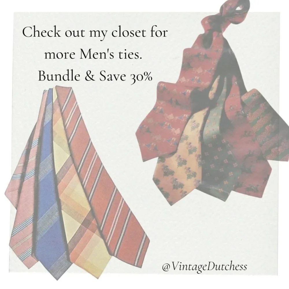 Corner Stone Vintage Geometric Patterned Tie Boys Or Youth
